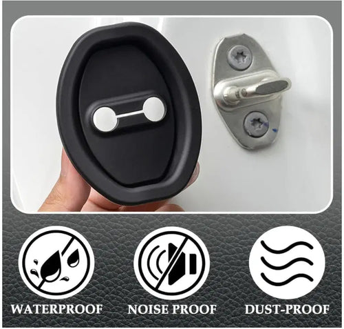 Drivvit LockGuard™ Car Door Latch Protectors – 4 Pack